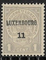 Luxembourg 1911 Prifix Nr. 73 - Préoblitérés