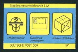 DDR Sonder Markenheftchen Michel Nummer SMHD32 Postfrisch Mit Mi.Nr. 3178 - Booklets
