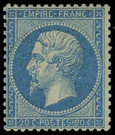 Neuf Avec Charnière N° 22, 20c Bleu, T.B. - Autres & Non Classés