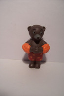 FIGURINE -  OURS  BRUN -  OURSON - NATATION  -  Danièle BOUR -  Année 2003   - - Andere & Zonder Classificatie