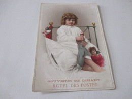 Chromo, 10 Cm X 15, Souvenir De Dinant, Hotel Des Postes - Autres