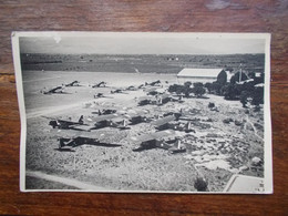 PHOTO FORMAT CPA DE LLABANERE Aérodrome Juin 1940 - Altri Comuni