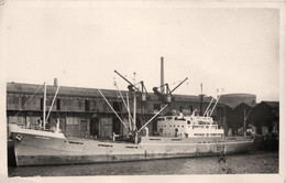 GARTWOOD * Carte Photo * Bateau Cargo Paquebot Commerce Marine Marchande ? Compagnie Société J. Constantine Lines - Koopvaardij