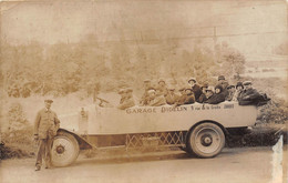 65-LOURDES- CARTE-PHOTO- TRANSPORT -GARAGE DIDELIN 9 RUE DE LA GROTTE - Lourdes