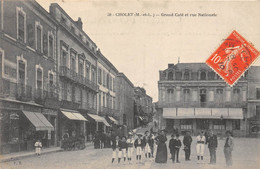 49-CHOLET- GRAND CAFE ET RUE NATIONALE - Cholet