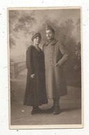 Cp , Carte Photo Endrey , Paris , Militaria , Militaire Du 138 E , Couple, Vierge - Personnages