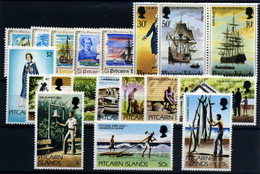 Islas De Pitcairn Nº 66/70, 154/7, 161/71. Año 1967/77 - Pitcairn Islands