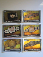 6 Cartes De Catch TOPPS SLAM ATTAX EVOLUTION Trading Card Game TITLE CARD - Trading Cards