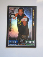 1 Carte De Catch TOPPS SLAM ATTAX  Trading Card Game CHAMPION MATT HARDY - Tarjetas