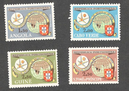 PORTUGESE COLONY LOT (BRUSSELS WORLD EXPO)...1958(Angola414,CapeVerde305,Guinea294,St.Tomas And P.381)mnh** - Colonias Portuguesas Y Dependencias - Sin Clasificación