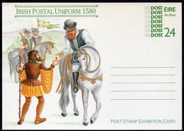 111 - Ireland - Irish Postal Uniform 1580 - Post Stamp Exhibition Card - Unused - Postal Stationery