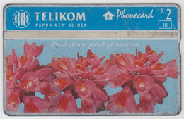 PAPUA NEW GUINEA - Dendrobium Pseudoglomeratum , 01/96 , CN:512L , Tirage 10.000, Used - Papoea-Nieuw-Guinea