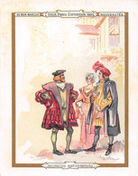 Image Chromo  Au Bon Marché   4 Dessins  14 X 10.5cm  Vieux Paris Expo 1900 Par Robida      (voir Scan) - Andere & Zonder Classificatie