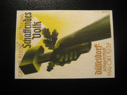 DUSSELDORF 1937 Schaffendes Volk Poster Stamp Vignette GERMANY Label - Andere