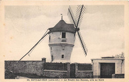 LOIRE ATLANTIQUE  44  BATZ SUR MER - LE MOULIN DES MASSES, PRIS AU NORD - Batz-sur-Mer (Bourg De B.)