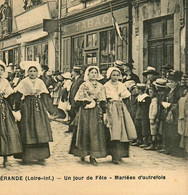 Guérande * Débit De Tabac Tabacs TABAC , Un Jour De Fête , Mariées D'autrefois * Buvette Du Marché BROSSAUT * Coiffe - Guérande