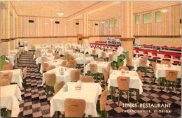 Florida Jacksonville Jenks Restaurant Dining Room Curteich - Jacksonville