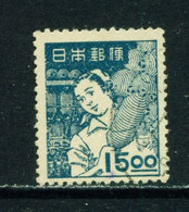 JAPAN  -  1948-52 Definitive 15y Used As Scan - Gebraucht