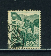 JAPAN  -  1948-52 Definitive 20y Used As Scan - Gebraucht