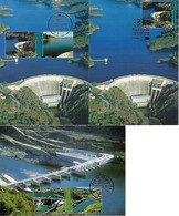 Portugal 2007 3 Maximum Card Dam Hydroelectric Power Energy Water - Eau