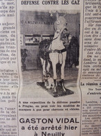 1935 L'AMI DU PEUPLE:  Masque à Gaz Pour Cheval Et Chien ; Les éclaireurs De L'armée Italienne ; Front Populaire ; Etc - Testi Generali