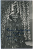 Páka Jolán (190-2005) Opera-énekesnő Aláírása Az őt ábrázoló Fotón - Altri & Non Classificati