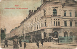 * T3 1908 Arad, Neuman Palota, Andrássy Tér, Nagy Farkas Vendéglője / Palace, Square, Restaurant (Rb) - Non Classificati