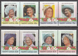 SAINT LUCIA    SCOTT NO.  782-85    MNH    YEAR  1985 - St.Lucie (1979-...)