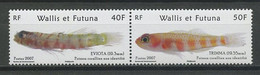 WALLIS FUTUNA  2007 N° 677/678 ** Neufs MNH Superbes Poissons Coraliens Fishes Faune Eviota Trimma - Unused Stamps