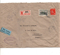 FINLANDE AFFRANCHISSEMENT COMPOSE SUR LETTRE RECOMMANDEE POUR LA FRANCE 1948 - Covers & Documents