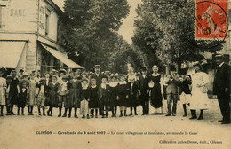 Clisson * Cavalcade Du 4 Aout 1907 * La Noce Villageoise Et Bretonne , Avenue De La Gare * Hôtel De La Gare Café - Clisson