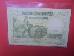 BELGIQUE 50 FRANCS 25-11-44 Circuler - 50 Francos