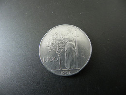 Italia 100 Lire 1957 - 100 Liras