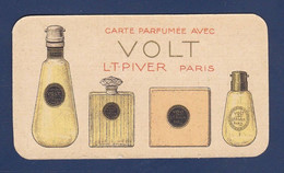 Parfum Carte Parfumée VOLT Piver Calendrier 1925-1926 - Profumeria Antica (fino Al 1960)