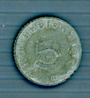 °°° Germania N. 31 - 5 Pfening 1941 B Circolata °°° - 5 Reichspfennig