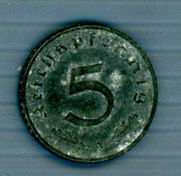 °°° Germania N. 34 - 5 Pfennig 1942 A Circolata °°° - 5 Reichspfennig