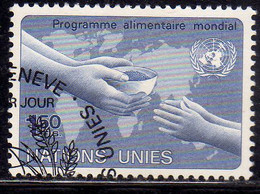 UNITED NATIONS GENEVE GINEVRA GENEVA ONU UN UNO1983 PROGRAMME ALIMENTAIRE WORLD FOOD PROGRAM 1.50fr USED OBLITERE' USATO - Gebruikt