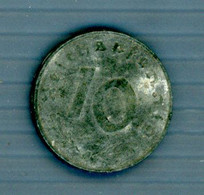 °°° Germania N. 33 - 10 Pfennig 1942 J Circolata °°° - 10 Reichspfennig