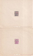 ALGERIE - 1947 - SERIE COMPLETE TAXE YVERT 33/34 - 2 EPREUVES De LUXE Avec CRISTAL DE PROTECTION ! - Postage Due