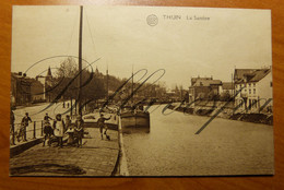 Thuin La Sambre Binnescheepvaart Kanaal Canal - Thuin