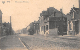 CPA -  Belgique, GILLY,  Chaussee De Charleroi, Tram, 1908 - Charleroi