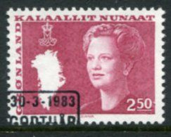 GREENLAND 1983 Queen Margarethe Definitive 2.50 Kr Used.  Michel  141 - Gebruikt