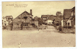 LA PANNE - Rue Vers Le Village En Face De La Digue - Edit. Dorigato, 160 Av. De La Mer - De Panne