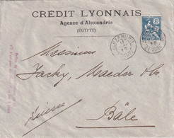 ALEXANDRIE 1930 LETTRE - Briefe U. Dokumente