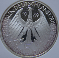 LaZooRo: Germany 5 Mark 1969 G PROOF Fountains Scarce - Silver - Herdenkingsmunt