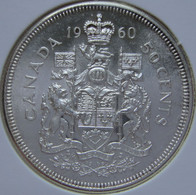 LaZooRo: Canada 50 Cents 1/2 Dollar 1960 PL - Silver - Canada