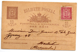 Tarjeta Postal De Continente. 10 Reis - Sonstige & Ohne Zuordnung