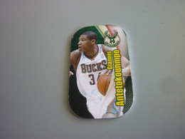 Giannis Antetokounmpo Milwaukee Bucks USA US NBA Basketball Stars 2017 Greek Metal Tag #71 - Otros & Sin Clasificación