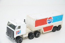Remco Toys, Pepsi Cola Transport Truck , Made In China, 1987's *** 12 Cm (style Tonka) - Dinky