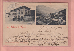 OLD POSTCARD - ITALY -   UN SALUTO DI LAVIS - PIAZZA GRAZIOLI  1899 - Trento